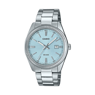 CASIO COLLECTION Mod. DATE - GOLF BALL DIAL - Light Blue