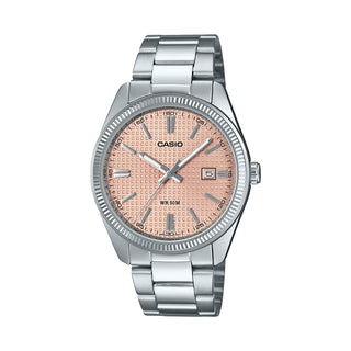 CASIO COLLECTION Mod. DATE - GOLF BALL DIAL - Pink Salmon