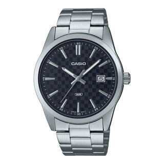 CASIO DATE CARBON LOOK DIAL - Black